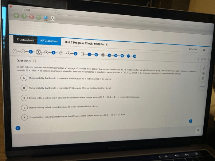 Mcq progress unit check